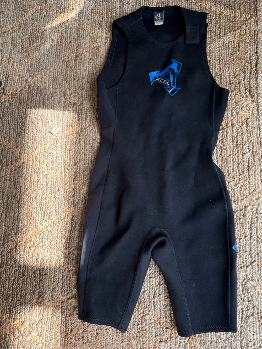 Xcel Men's Black Short John Spring Suit